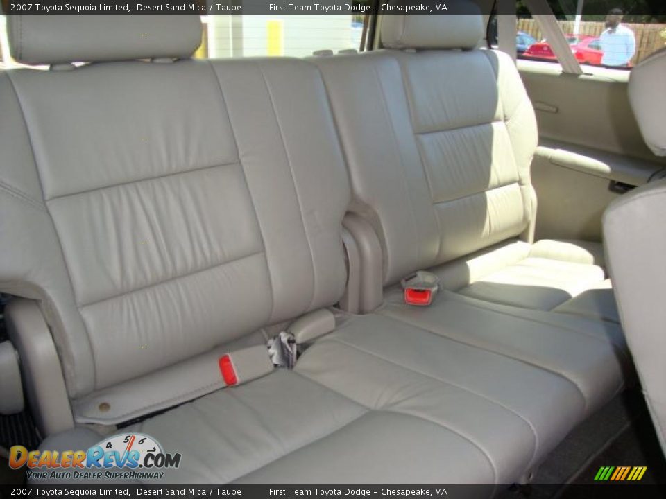 2007 Toyota Sequoia Limited Desert Sand Mica / Taupe Photo #9