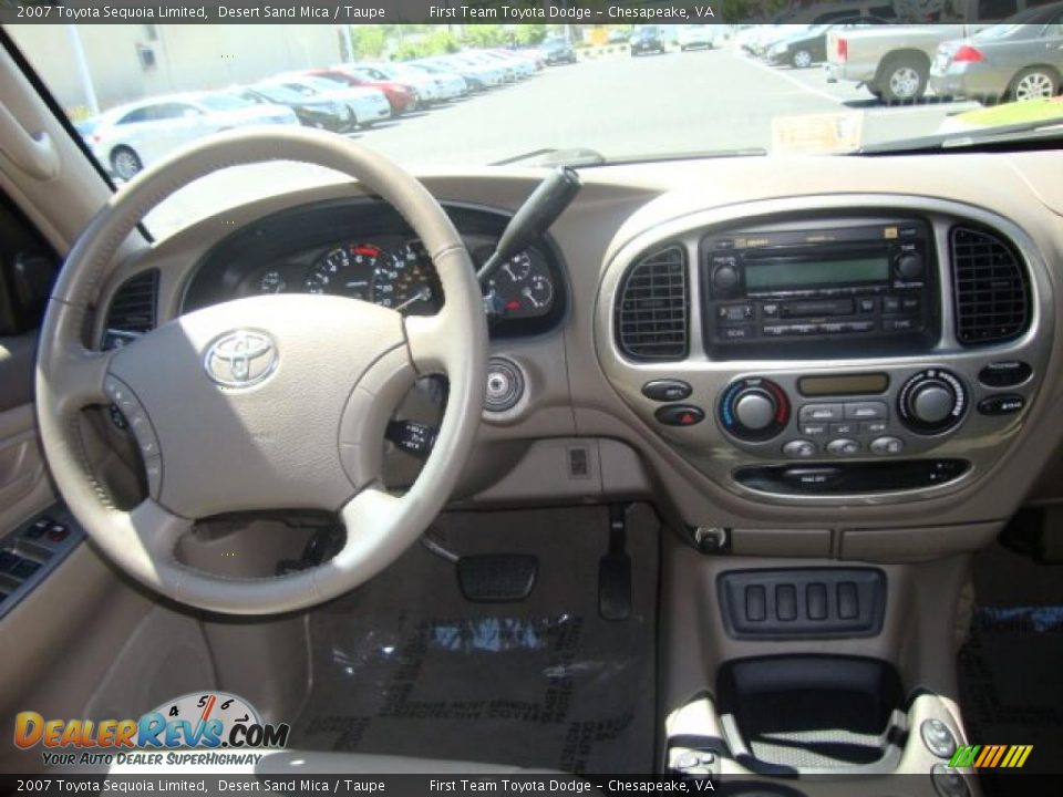 2007 Toyota Sequoia Limited Desert Sand Mica / Taupe Photo #11