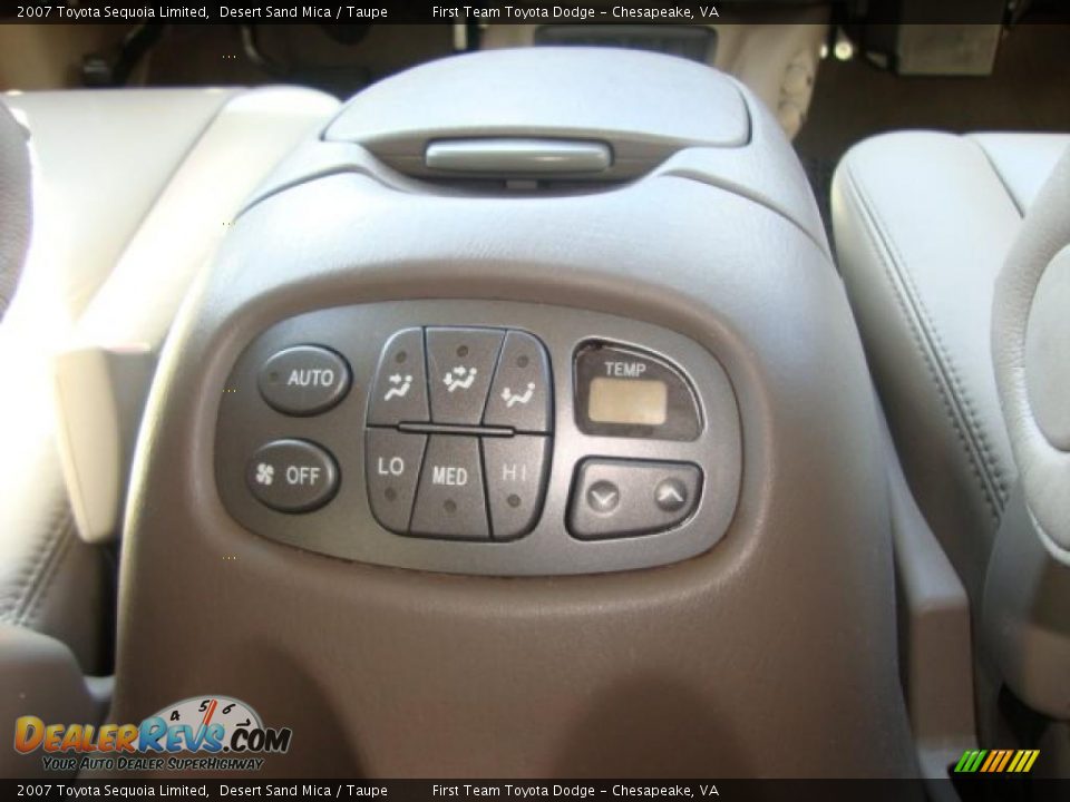 2007 Toyota Sequoia Limited Desert Sand Mica / Taupe Photo #12