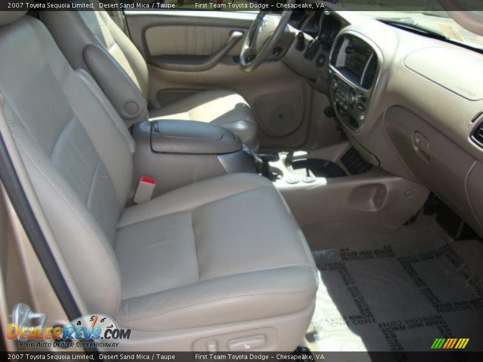 2007 Toyota Sequoia Limited Desert Sand Mica / Taupe Photo #13