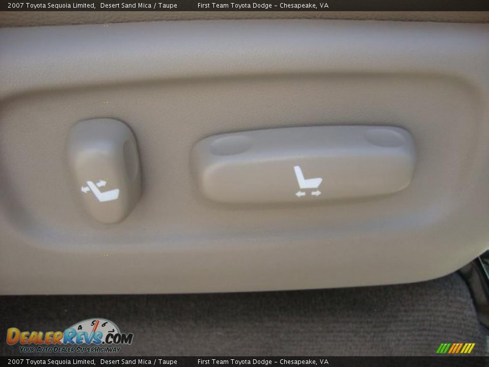 2007 Toyota Sequoia Limited Desert Sand Mica / Taupe Photo #14