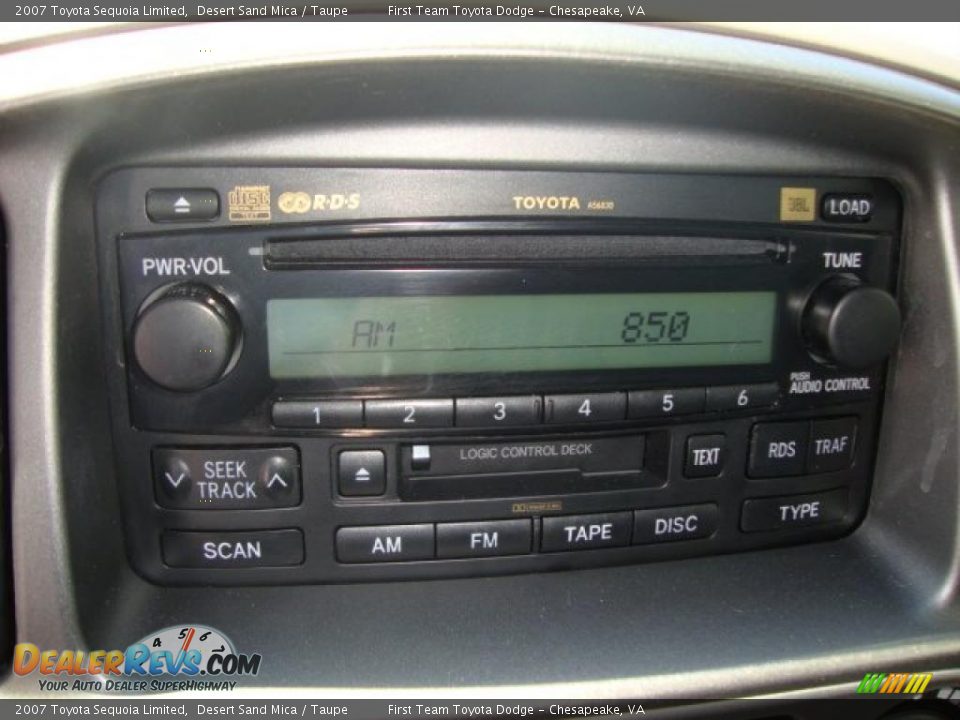 2007 Toyota Sequoia Limited Desert Sand Mica / Taupe Photo #16