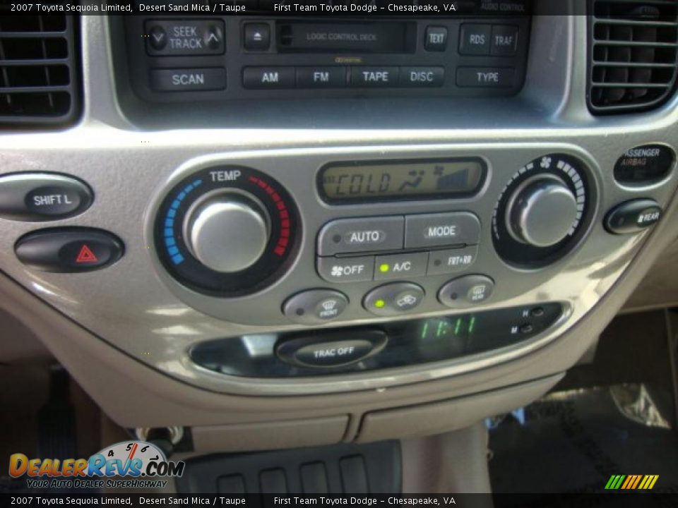 2007 Toyota Sequoia Limited Desert Sand Mica / Taupe Photo #17