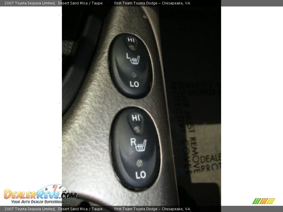 2007 Toyota Sequoia Limited Desert Sand Mica / Taupe Photo #18