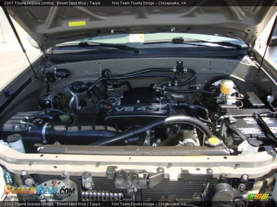 2007 Toyota Sequoia Limited Desert Sand Mica / Taupe Photo #24