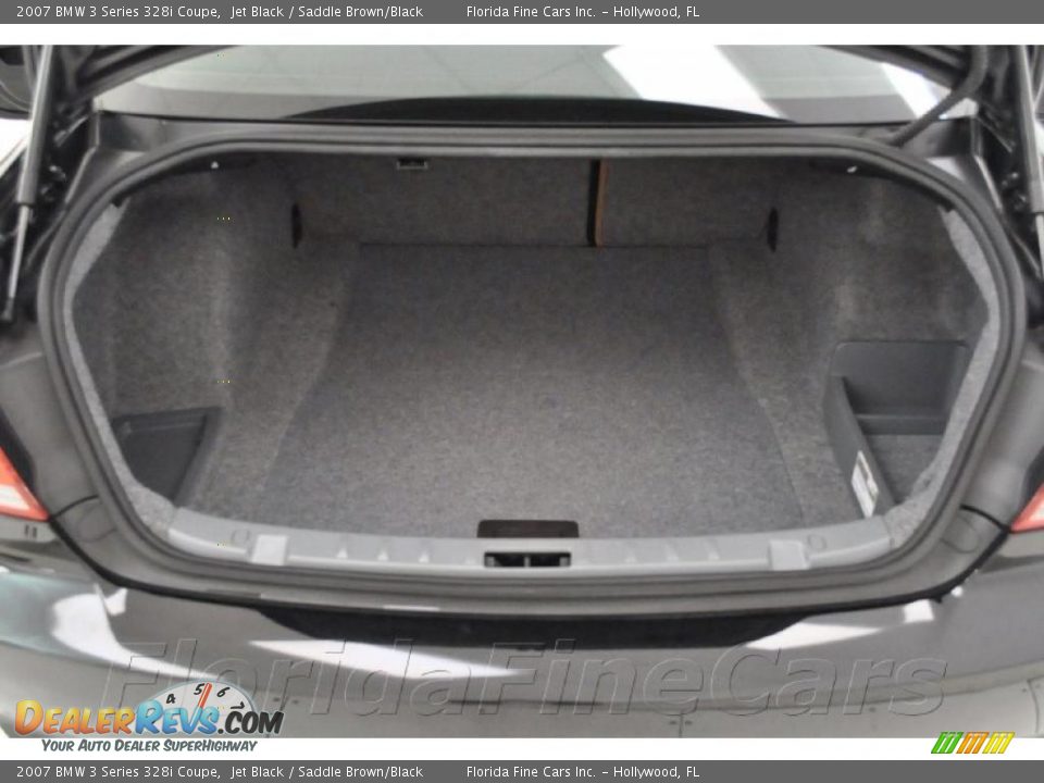 2007 BMW 3 Series 328i Coupe Jet Black / Saddle Brown/Black Photo #10