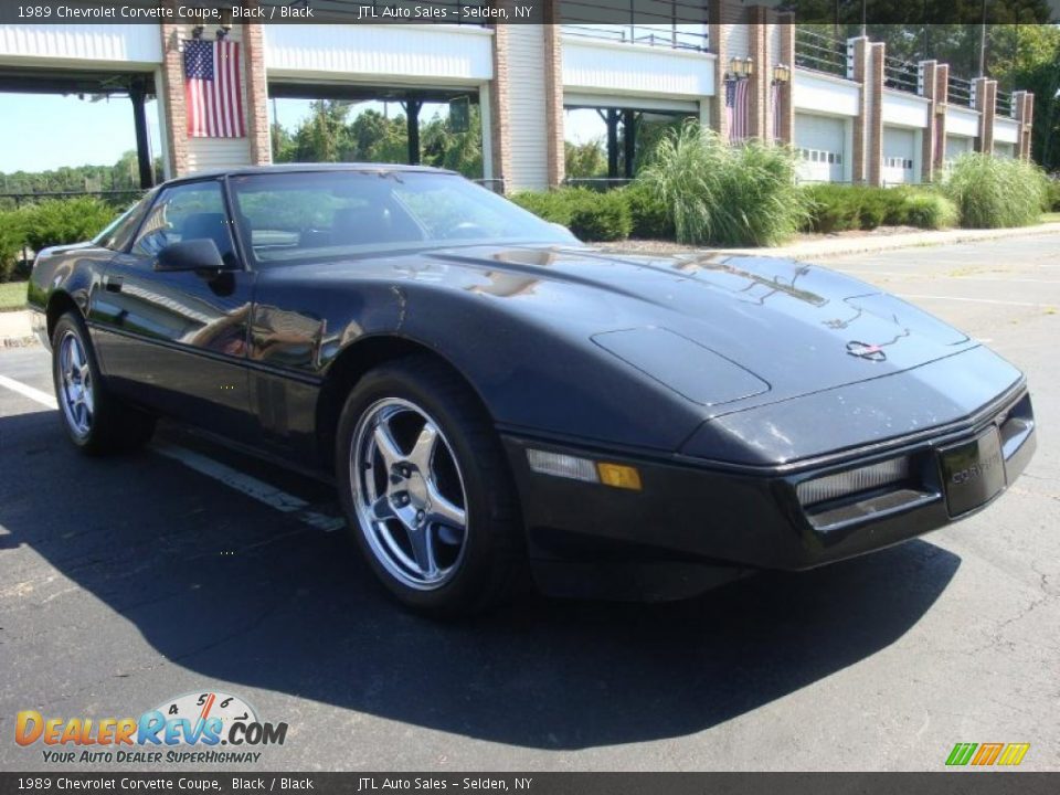 1989 Chevrolet Corvette Coupe Black / Black Photo #8