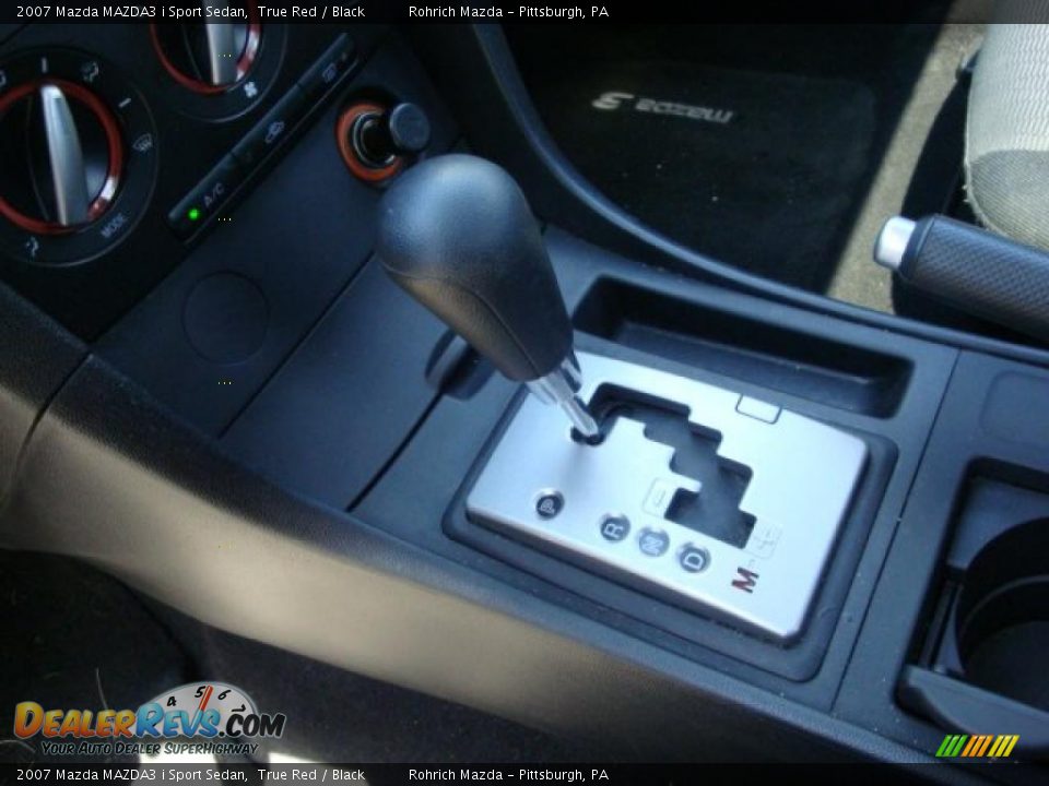 2007 Mazda MAZDA3 i Sport Sedan True Red / Black Photo #18