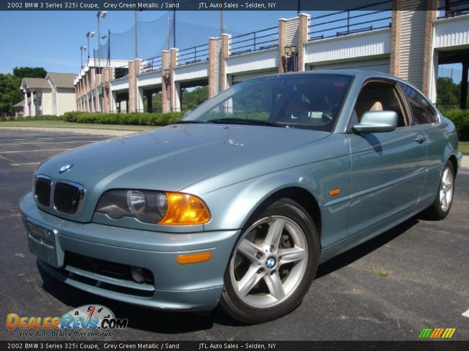 2002 BMW 3 Series 325i Coupe Grey Green Metallic / Sand Photo #1