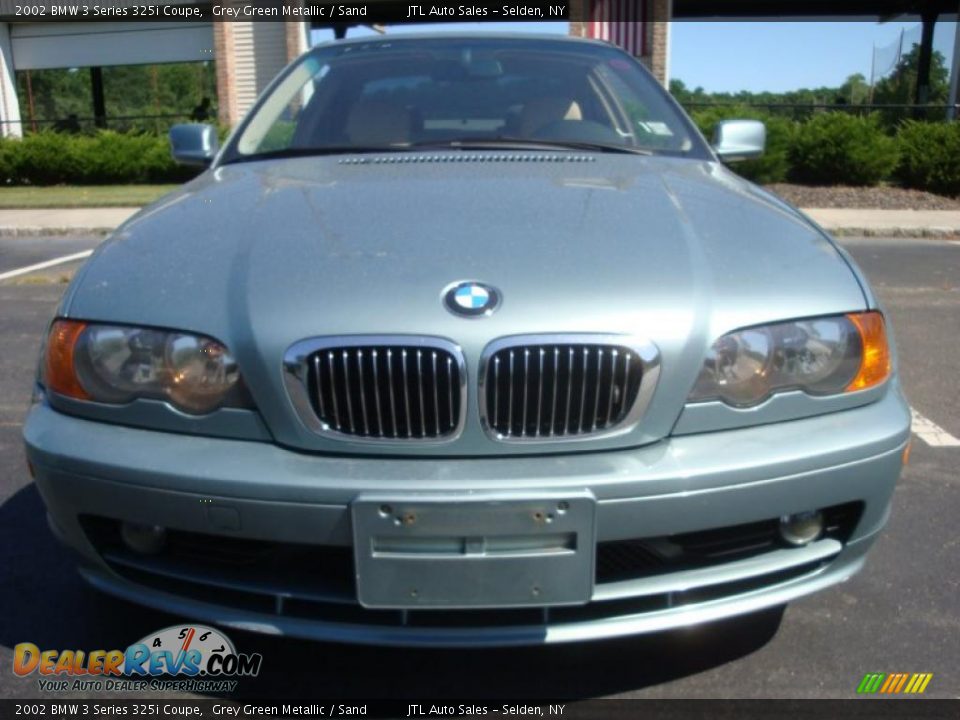 2002 BMW 3 Series 325i Coupe Grey Green Metallic / Sand Photo #2