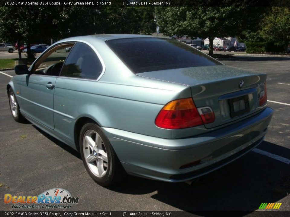 2002 BMW 3 Series 325i Coupe Grey Green Metallic / Sand Photo #4