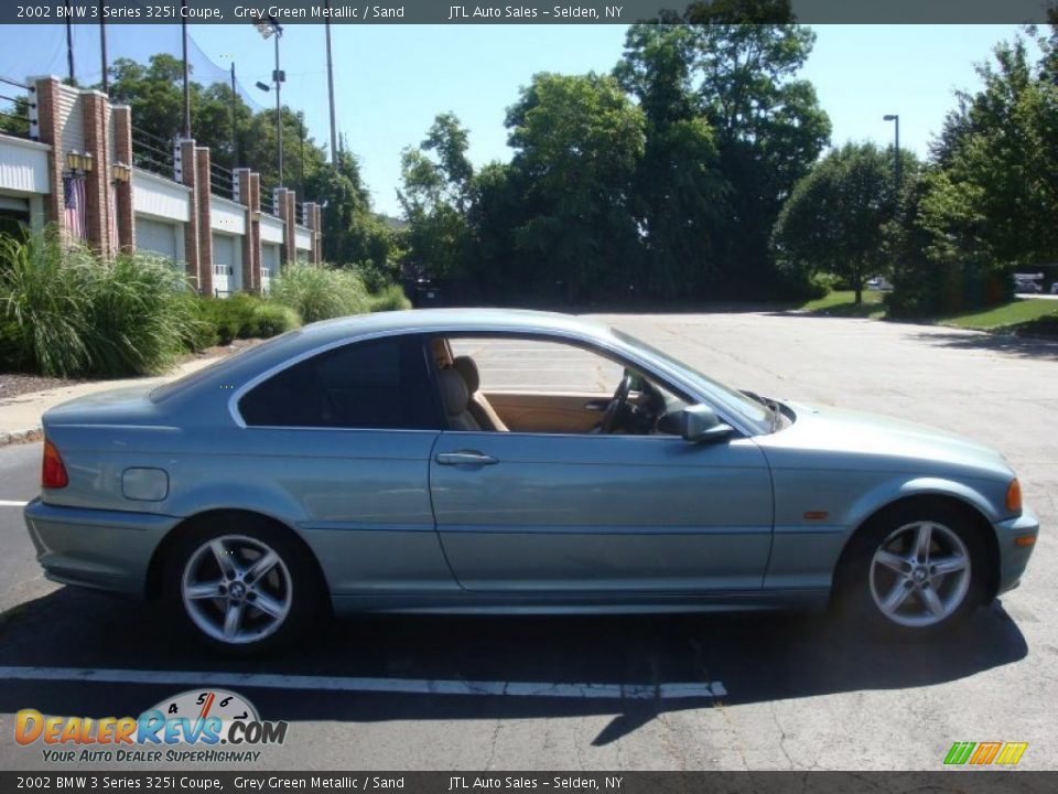 2002 BMW 3 Series 325i Coupe Grey Green Metallic / Sand Photo #7