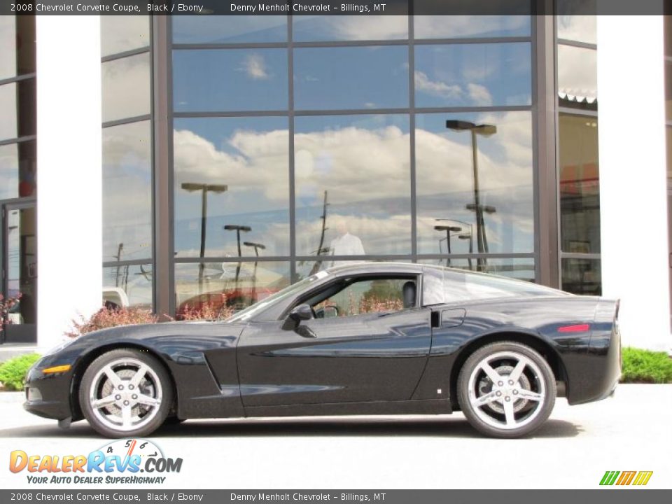 2008 Chevrolet Corvette Coupe Black / Ebony Photo #1
