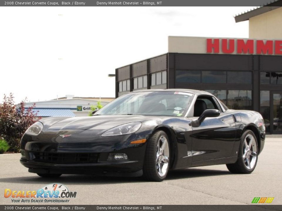 2008 Chevrolet Corvette Coupe Black / Ebony Photo #2
