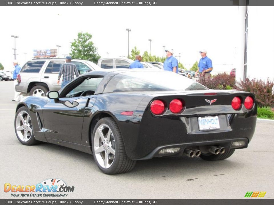 2008 Chevrolet Corvette Coupe Black / Ebony Photo #3