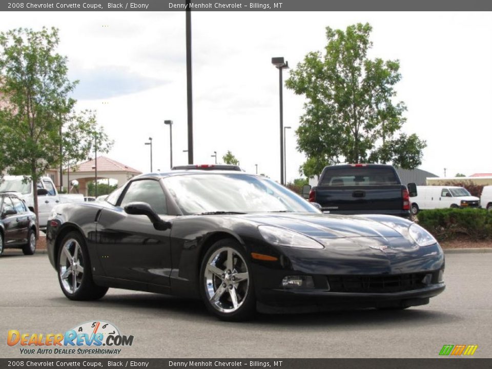 2008 Chevrolet Corvette Coupe Black / Ebony Photo #9
