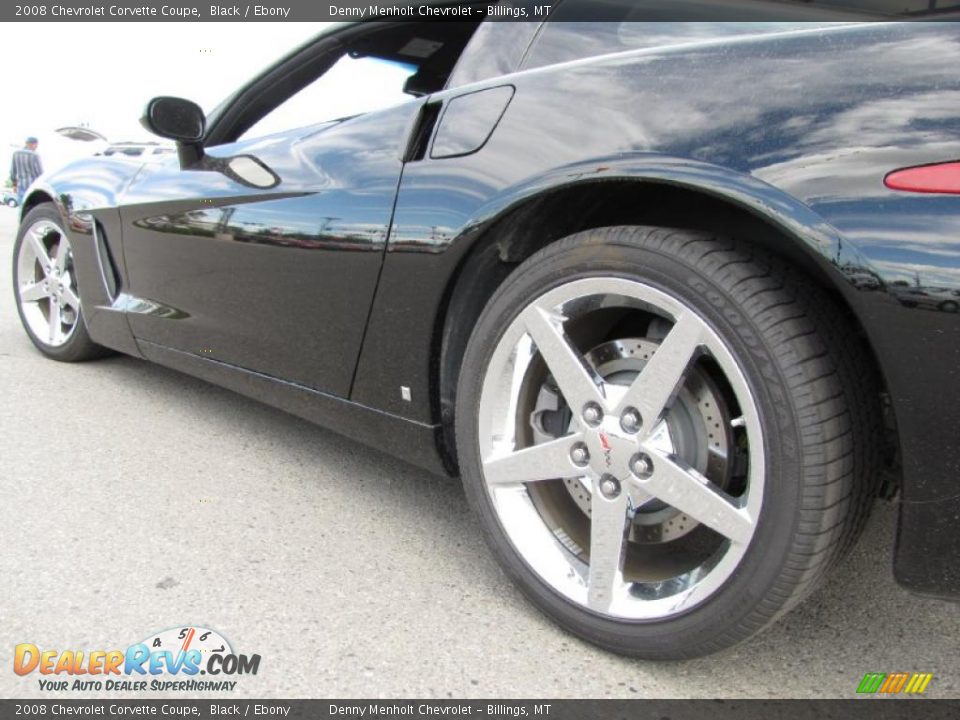 2008 Chevrolet Corvette Coupe Black / Ebony Photo #13