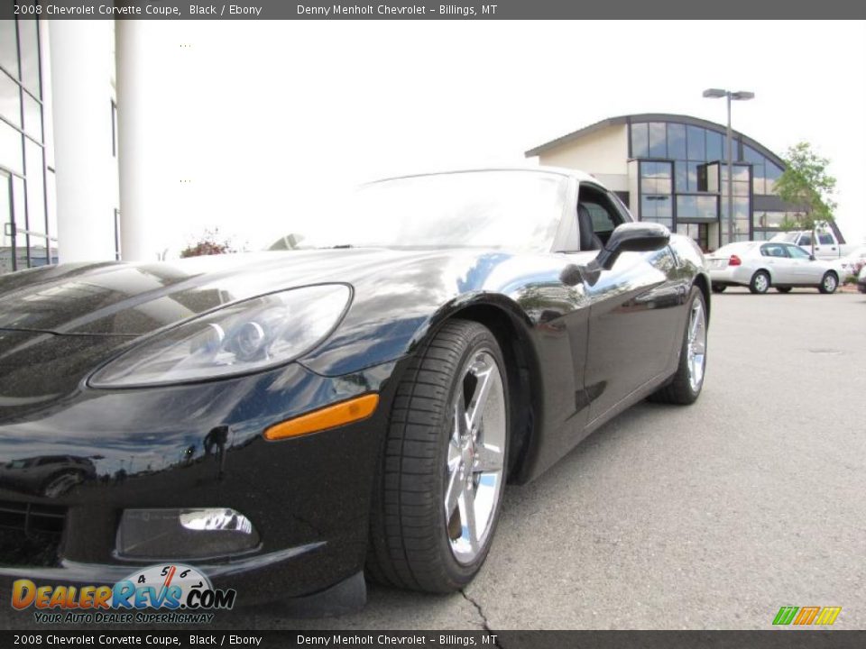 2008 Chevrolet Corvette Coupe Black / Ebony Photo #14