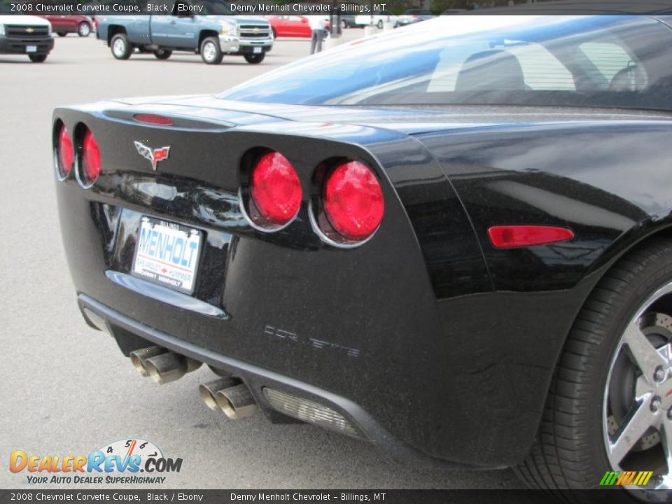 2008 Chevrolet Corvette Coupe Black / Ebony Photo #16