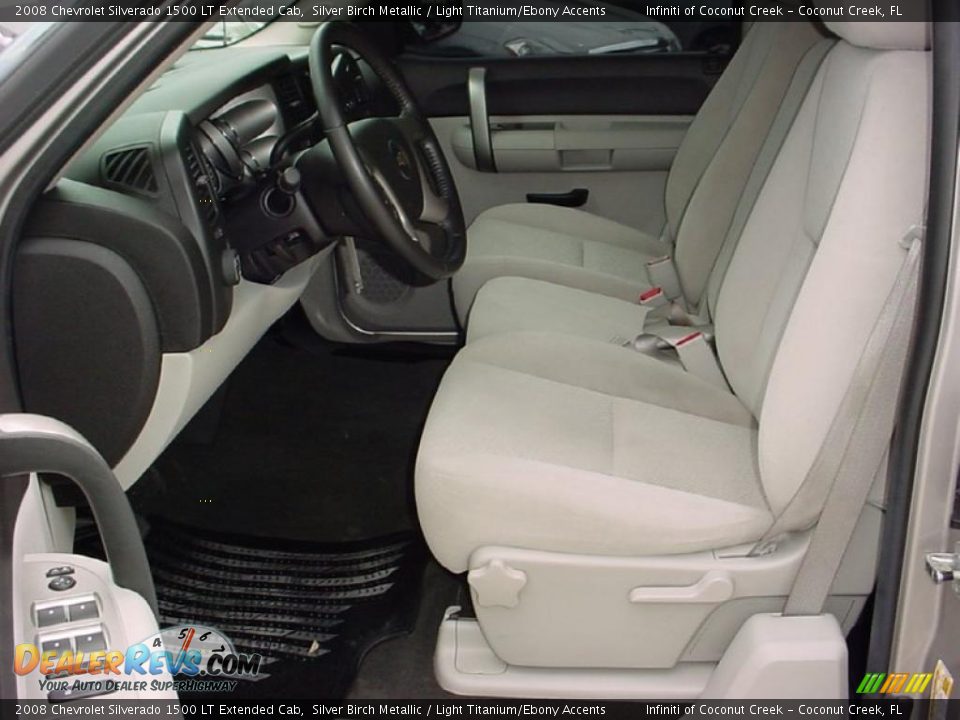 2008 Chevrolet Silverado 1500 LT Extended Cab Silver Birch Metallic / Light Titanium/Ebony Accents Photo #12