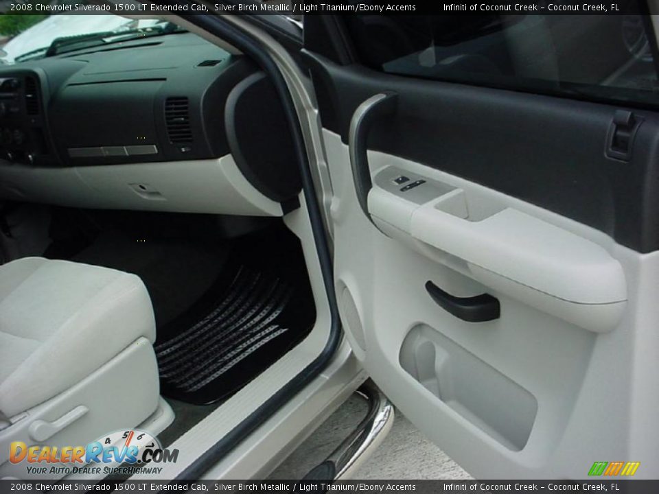 2008 Chevrolet Silverado 1500 LT Extended Cab Silver Birch Metallic / Light Titanium/Ebony Accents Photo #13
