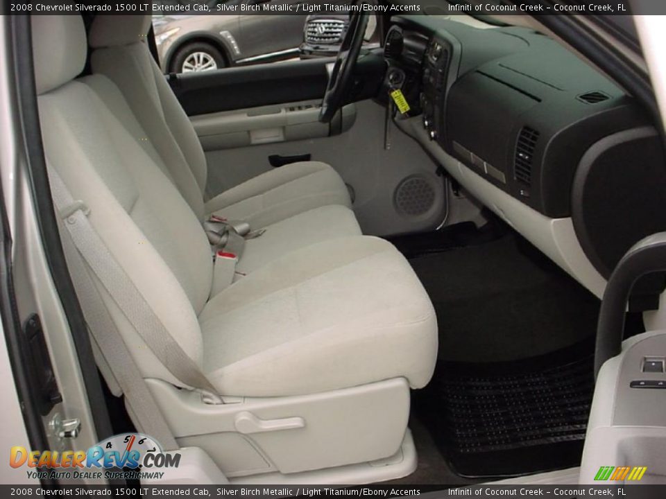 2008 Chevrolet Silverado 1500 LT Extended Cab Silver Birch Metallic / Light Titanium/Ebony Accents Photo #14