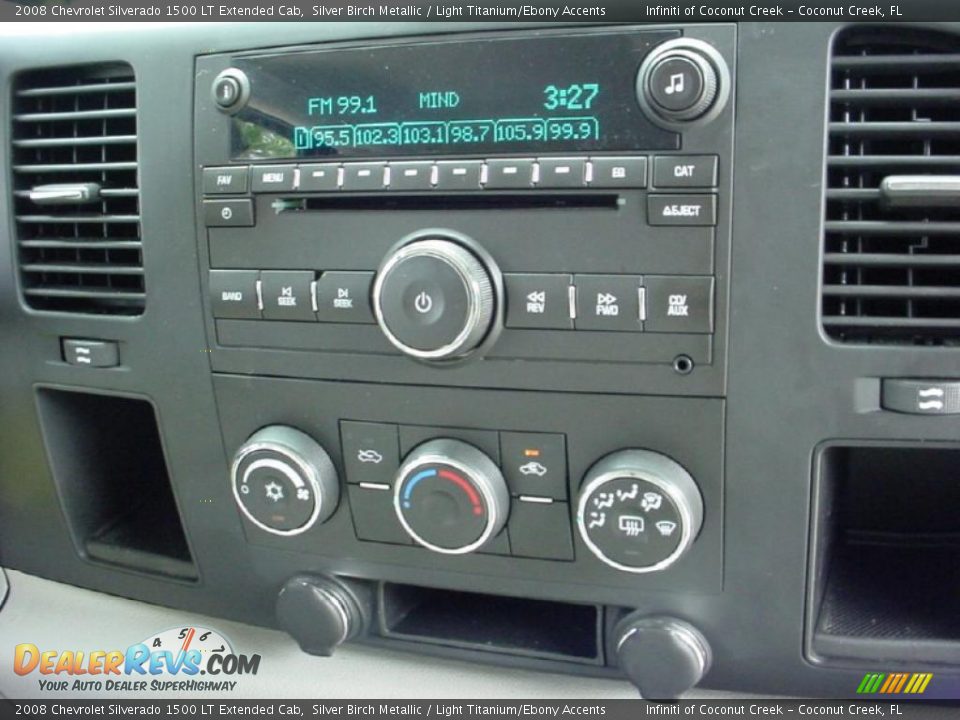 2008 Chevrolet Silverado 1500 LT Extended Cab Silver Birch Metallic / Light Titanium/Ebony Accents Photo #16