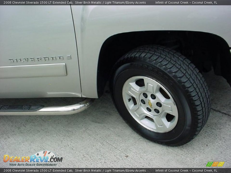 2008 Chevrolet Silverado 1500 LT Extended Cab Silver Birch Metallic / Light Titanium/Ebony Accents Photo #19