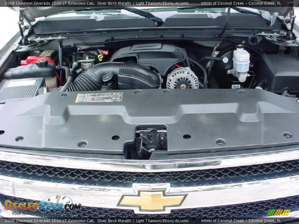 2008 Chevrolet Silverado 1500 LT Extended Cab Silver Birch Metallic / Light Titanium/Ebony Accents Photo #20