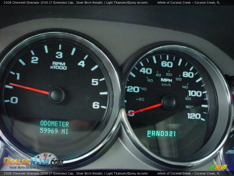 2008 Chevrolet Silverado 1500 LT Extended Cab Silver Birch Metallic / Light Titanium/Ebony Accents Photo #21
