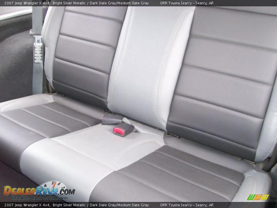 2007 Jeep Wrangler X 4x4 Bright Silver Metallic / Dark Slate Gray/Medium Slate Gray Photo #7