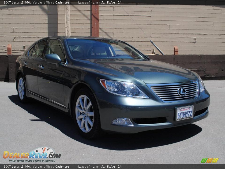 2007 Lexus LS 460 Verdigris Mica / Cashmere Photo #1