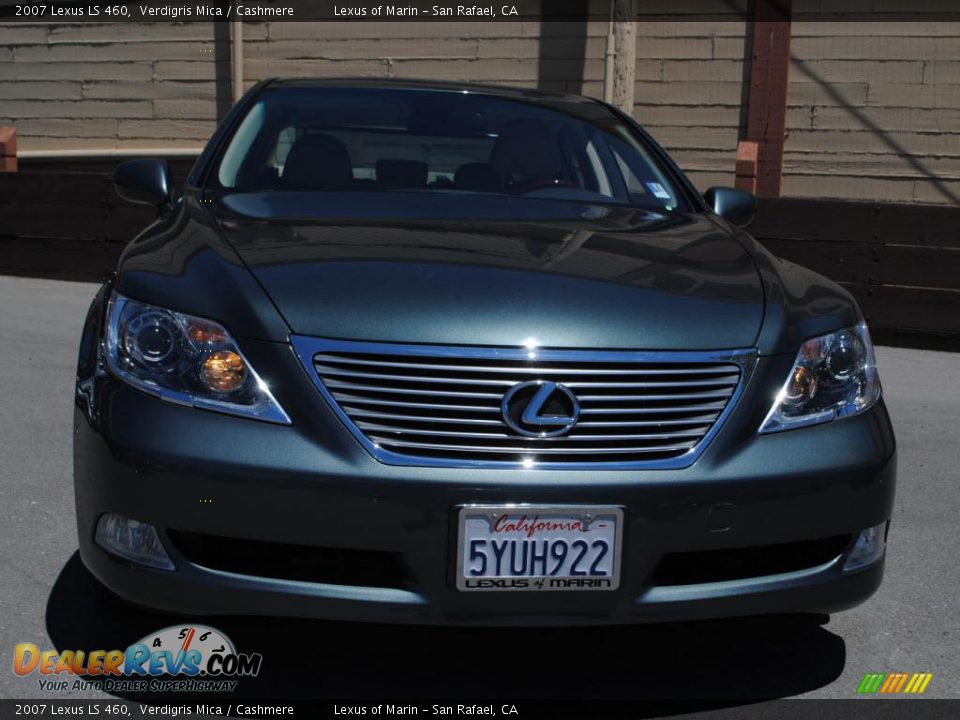 2007 Lexus LS 460 Verdigris Mica / Cashmere Photo #2