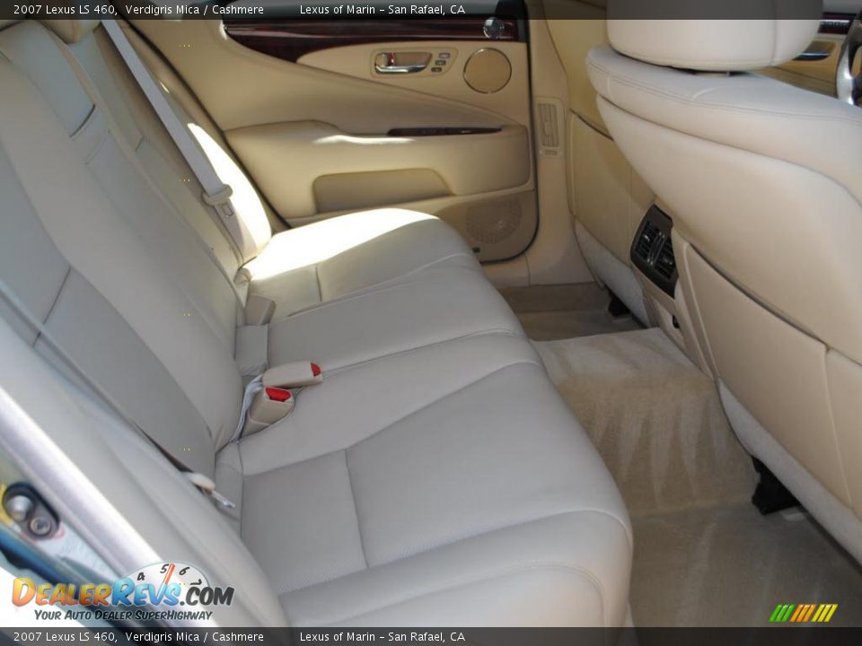 2007 Lexus LS 460 Verdigris Mica / Cashmere Photo #10