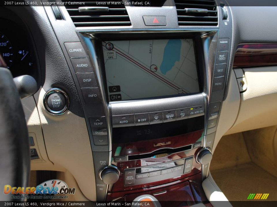 2007 Lexus LS 460 Verdigris Mica / Cashmere Photo #15