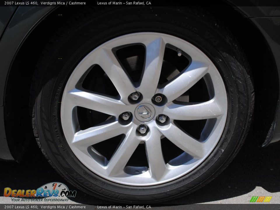 2007 Lexus LS 460 Verdigris Mica / Cashmere Photo #20