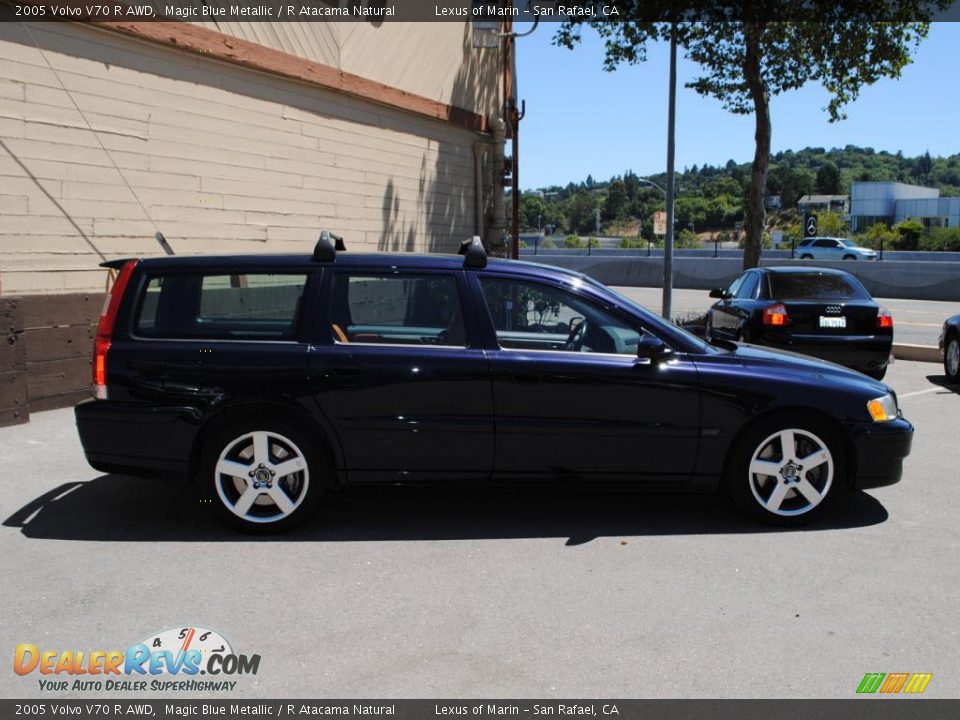 2005 Volvo V70 R AWD Magic Blue Metallic / R Atacama Natural Photo #8