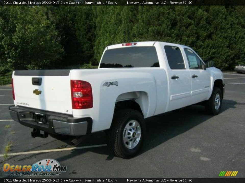 2011 Chevrolet Silverado 2500HD LT Crew Cab 4x4 Summit White / Ebony Photo #2