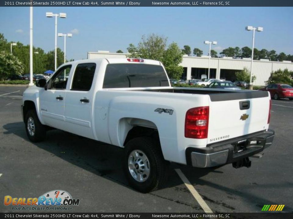 2011 Chevrolet Silverado 2500HD LT Crew Cab 4x4 Summit White / Ebony Photo #3