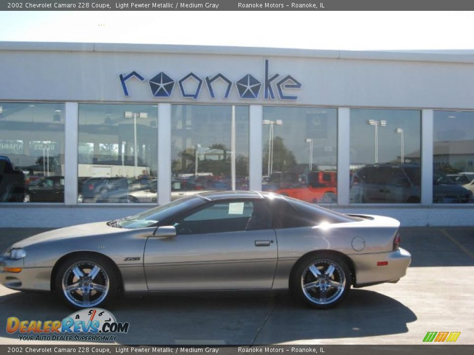 2002 Chevrolet Camaro Z28 Coupe Light Pewter Metallic / Medium Gray Photo #1