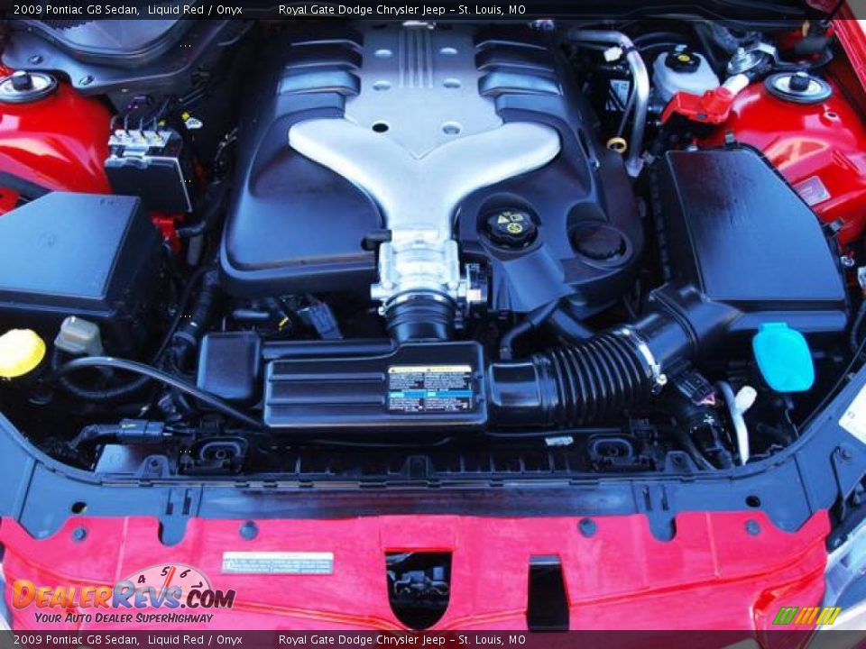 2009 Pontiac G8 Sedan Liquid Red / Onyx Photo #7