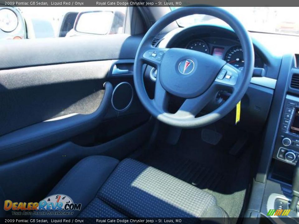 2009 Pontiac G8 Sedan Liquid Red / Onyx Photo #11