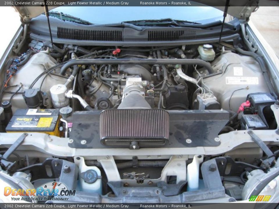 2002 Chevrolet Camaro Z28 Coupe Light Pewter Metallic / Medium Gray Photo #26