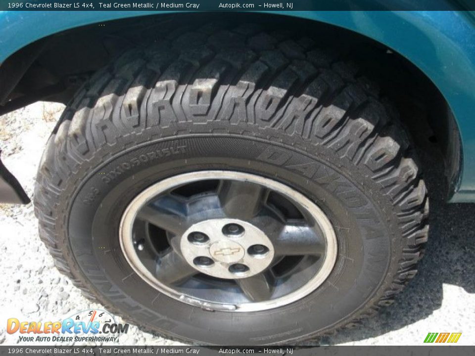 1996 Chevrolet Blazer LS 4x4 Teal Green Metallic / Medium Gray Photo #15