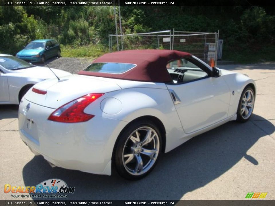 Nissan 370z roadster white #4