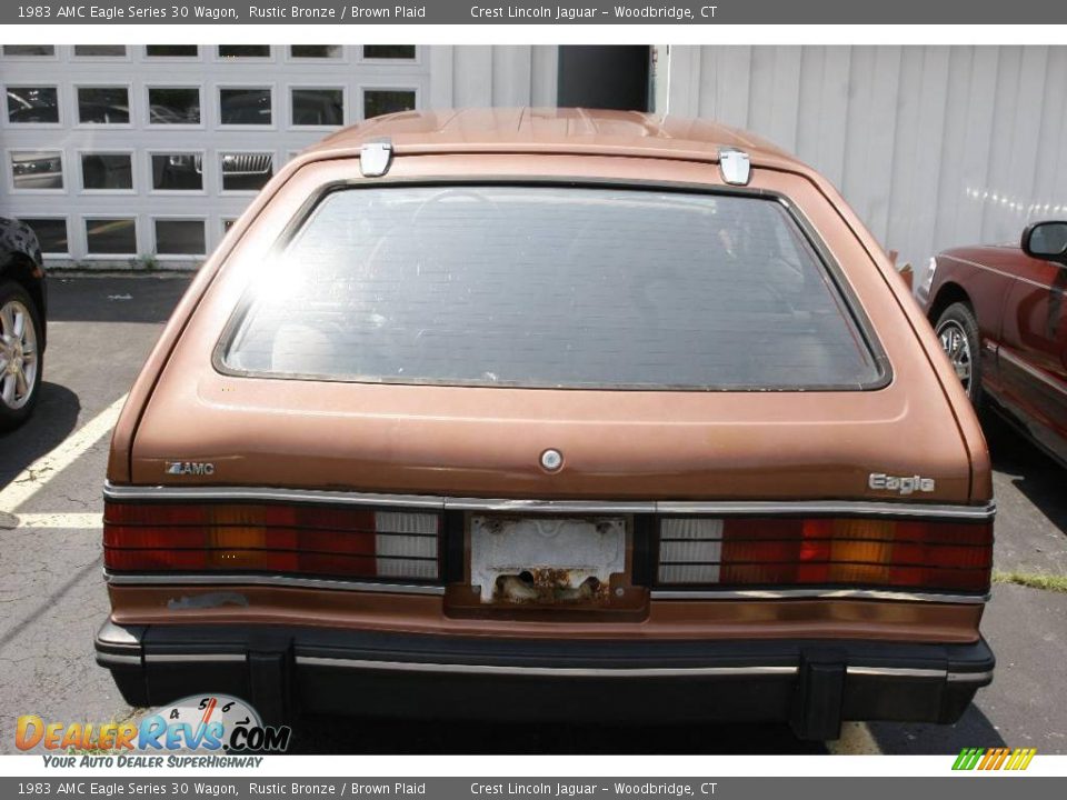 1983 AMC Eagle Series 30 Wagon Rustic Bronze / Brown Plaid Photo #5