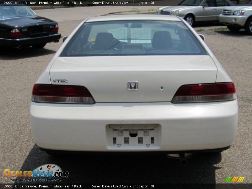 2000 Honda Prelude Premium White Pearl / Black Photo #5