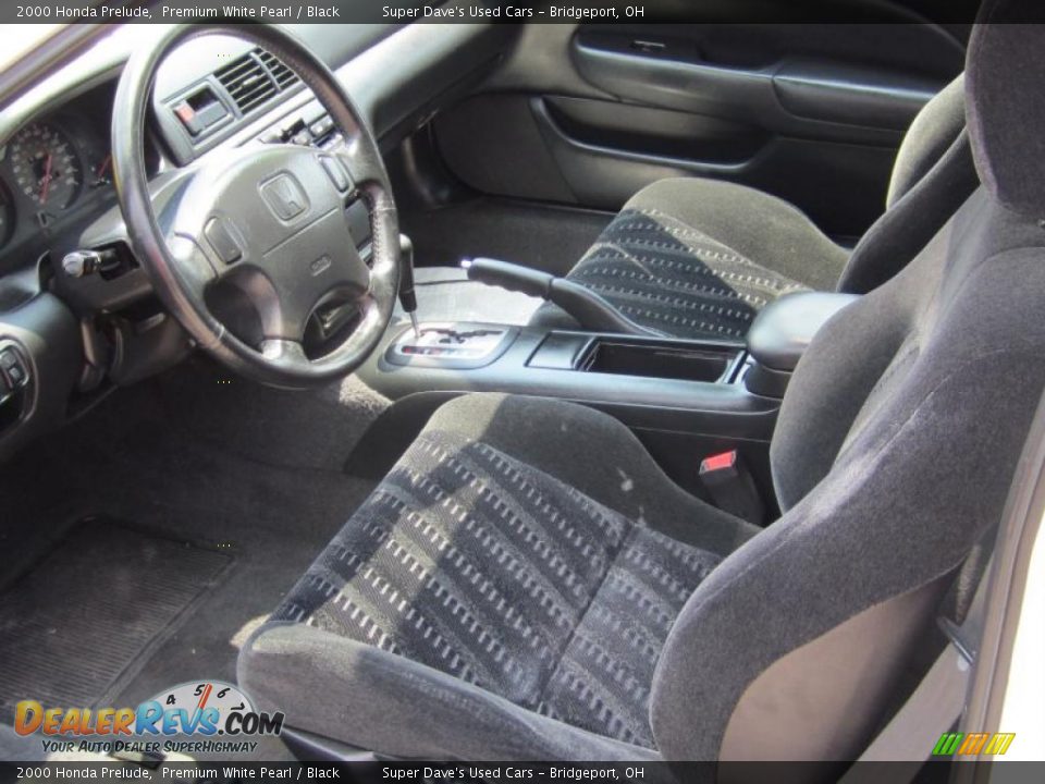 2000 Honda Prelude Premium White Pearl / Black Photo #10