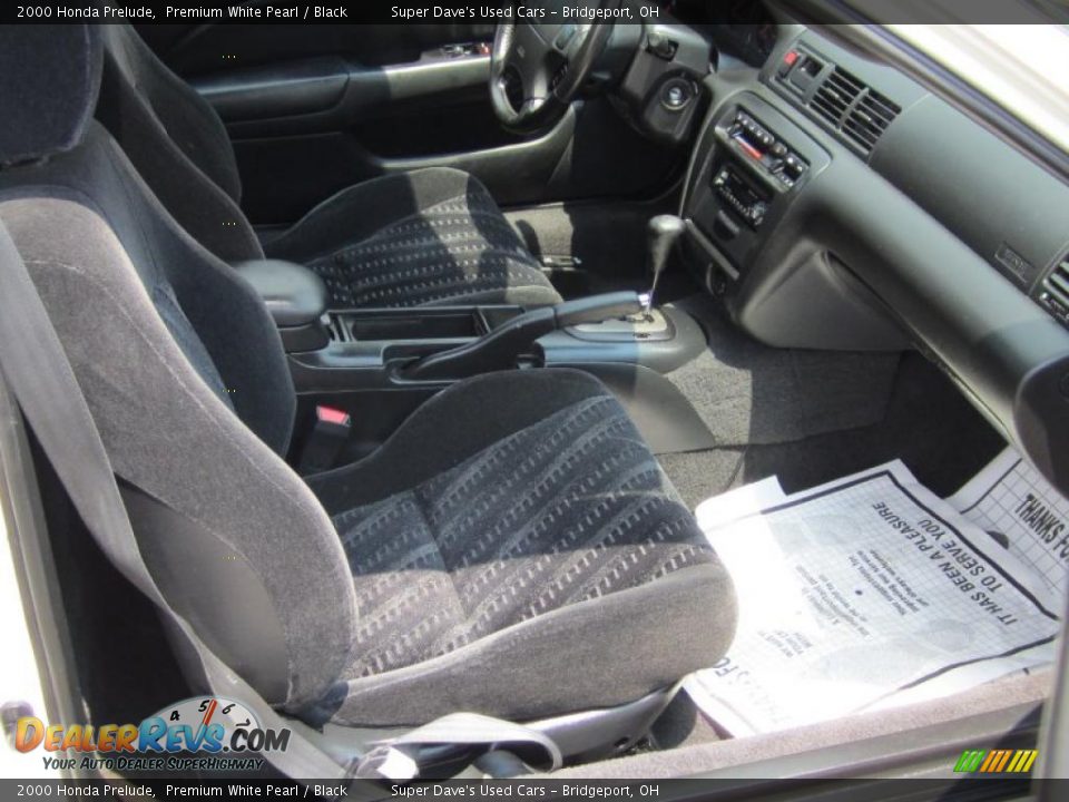 2000 Honda Prelude Premium White Pearl / Black Photo #14
