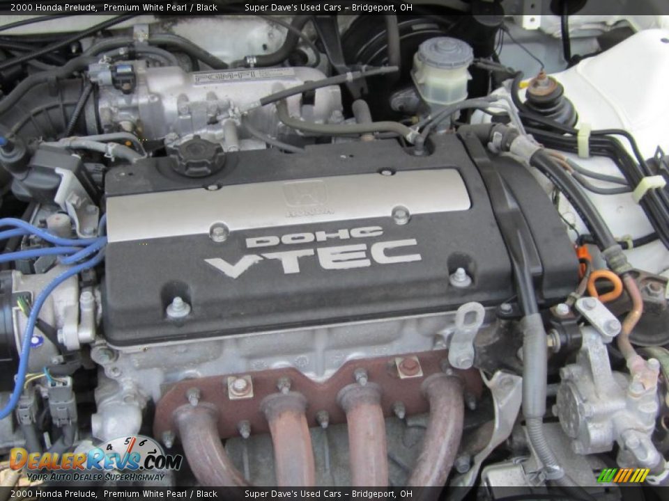 2000 Honda Prelude Premium White Pearl / Black Photo #18
